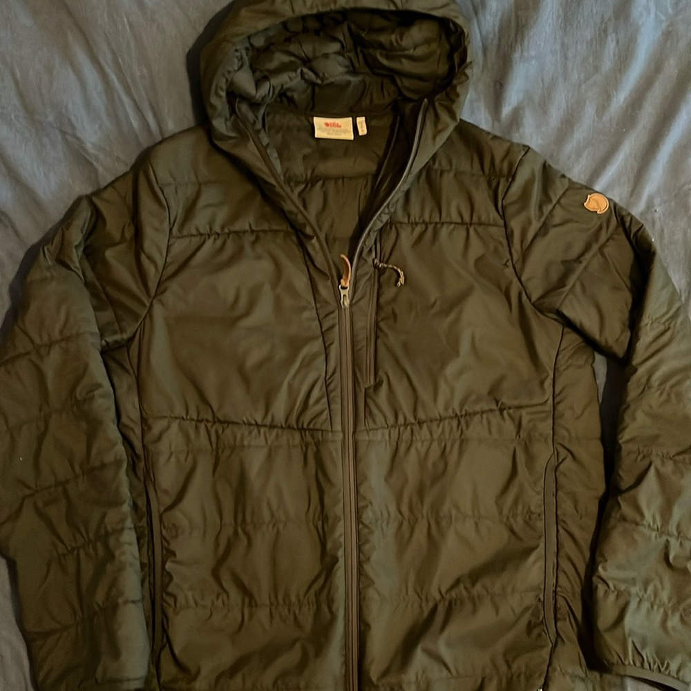 Fjallraven Keb Padded Insulated Hoodie - Men's XL (NWOT) Deep Forrest Green